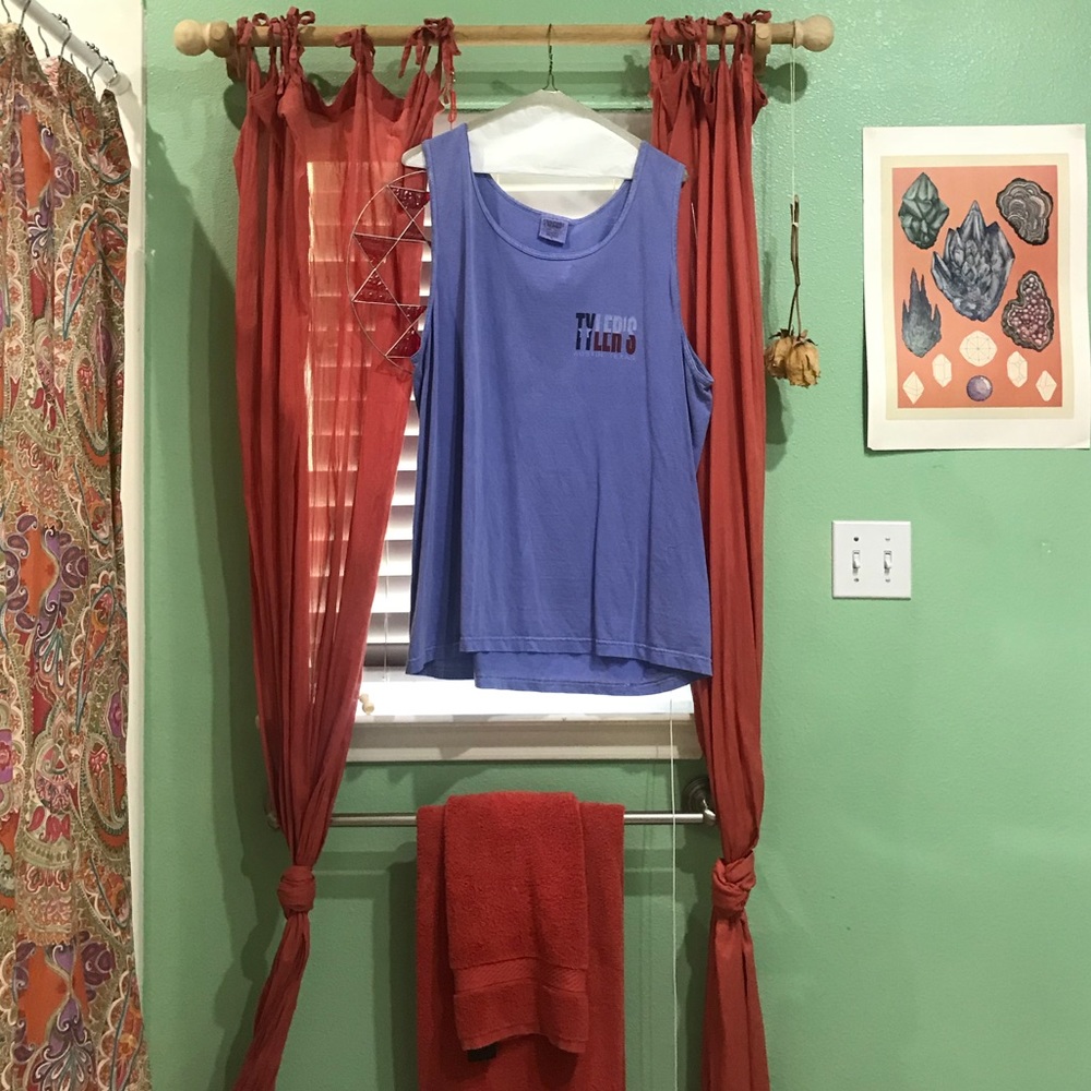 Tyler’s tank top